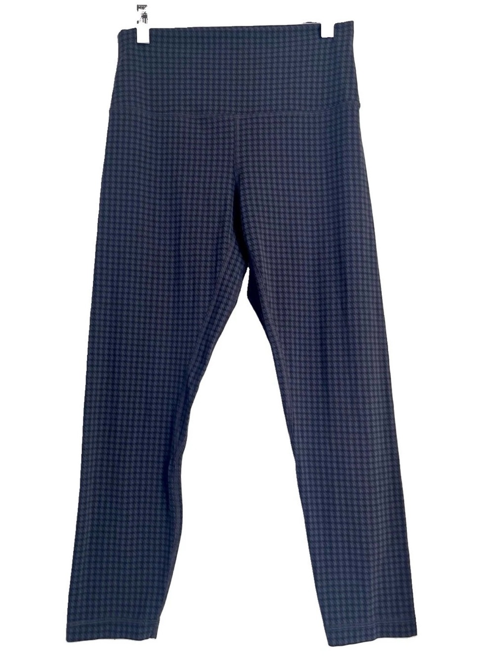 Lululemon Align 23” Leggings Crop Micro Houndstooth Blue Multi High Rise Sz 8 - Picture 9 of 10